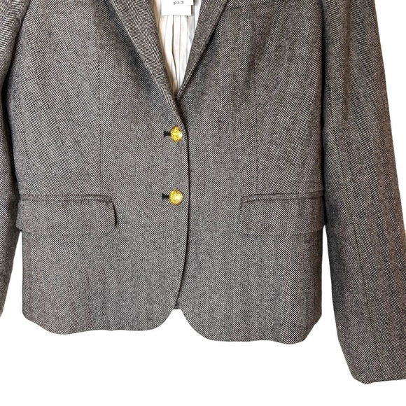 J. Crew Schoolboy Wool Blazer with Gold Buttons - Picture 9 of 11